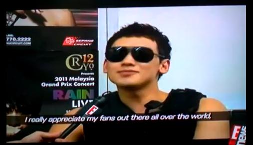  clip Eng subs E News Asia Rain's interview with Dominic Lau 